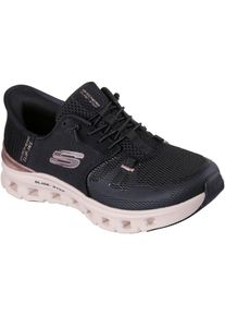 Skechers Glide-Step Pro Radiant Stride Damen Schwarz Mesh/Ros&eacute;gold Trim Sneaker