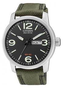 Citizen Gr&uuml;n Herren Armbanduhr BM8470-11EE