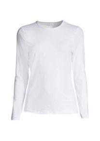 LANDS' END Badeshirt f&uuml;r Damen in Plus-Gr&ouml;&szlig;e, Damen, size: plus, Wei&szlig;, Nylon-Mischung, by Lands' End