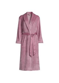 LANDS' END Morgenmantel aus Samt f&uuml;r Damen in Plus-Gr&ouml;&szlig;e, Damen, size: plus, Pink, Polyester/Polyester-Mischung, by Lands' End