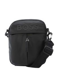 BOSS - "Stormy" Reportertasche f&uuml;r Herren , Gleichfarbiges Logo (Schwarz)
