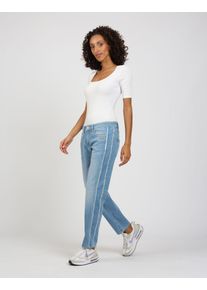 Gang 94NADIA STRIPE - cropped boyfriend fit Jeans