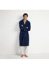 LANDS' END Bademantel aus t&uuml;rkischem Frottee, Herren,  Blau, Baumwolle, by Lands' End