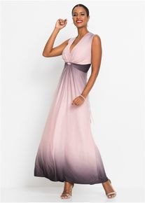 bonprix Jerseykleid mit Drapierung, rosa, Gr.36/38 (S), Stylisches Kleid mit sch&ouml;nem Farbverlauf