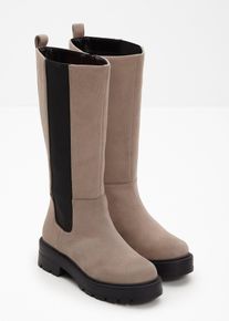 bonprix Weitschaftstiefel, braun, Gr.37, Sch&ouml;ner Weitschaftstiefel in zeitlosem Design