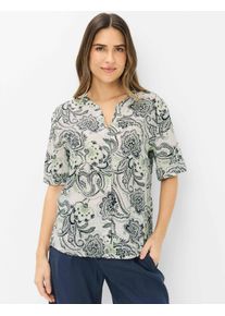 Brax Damen Bluse Style VERI soft ecru, cremewei&szlig;, Gr. 40