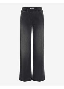 Raphaela by Brax Damen Marlenehose Style PAM FLARED DARK GREY SLIGHTLY USED, denim hellgrau, Gr. 34