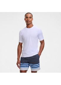 LANDS' END Badeshorts mit Hydroliner f&uuml;r Herren, 18 cm, Herren, size: regular, Blau, by Lands' End