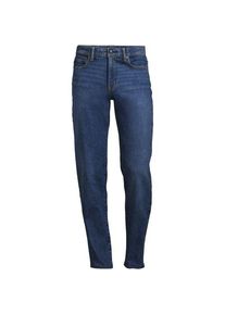LANDS' END Stretch-Jeans mit Komfortbund, Classic Fit, Herren,  Blau, Baumwoll-Mischung, by Lands' End