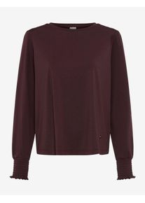 Brax Damen Langarmshirt Style CAITLIN L blackberry violet, dunkles lila, Gr. 34