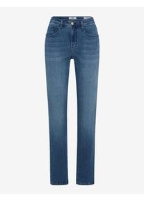 Brax Damen Five-Pocket-Hose Style CAROLA USED STONE BLUE, denim blau, Gr. 50L