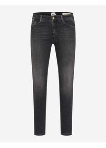 Brax Damen Five-Pocket-Hose Style ANA USED DARK GREY, denim dunkelgrau, Gr. 34
