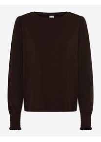Brax Damen Langarmshirt Style CAITLIN L brunette, dunkelbraun, Gr. 34