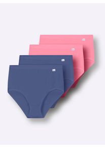 Speidel sheego Gro&szlig;e Gr&ouml;&szlig;en Slip mit hohem Elasthan-Anteil, jeansblau +erika, Gr&ouml;&szlig;e 44 - Damen
