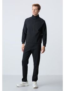 Herren Farbblockiertes Strick-Active-Set
