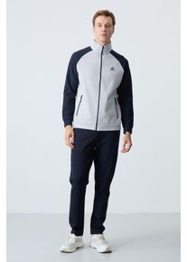 Herren Farbblockiertes Strick-Active-Set
