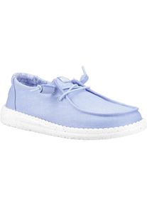 HEYDUDE Wendy Stretch Canvas Textil Damen Hausschuhe Hortensienblau