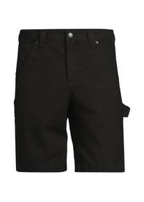 LANDS' END Komfort Zimmermanns-Shorts, Herren,  Schwarz, Baumwolle, by Lands' End