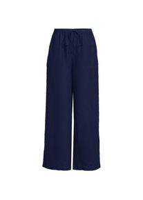 LANDS' END Premium Reinleinen-Schlupfhose in 7/8-L&auml;nge, Damen,  Blau, Leinen, by Lands' End