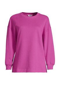LANDS' END Leichtes Sweatshirt in Petite-Gr&ouml;&szlig;e, Damen, size: petite, Blau, Baumwolle, by Lands' End