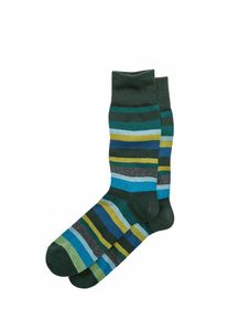 Corgi Herren Launeband-Socke Gr&uuml;n 75 % Baumwolle, 25 % Polyamid