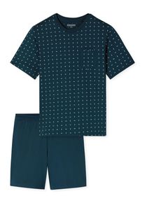 Schiesser Herren Pyjama Comfort EssentialsSchlafanzug, Pyjama Set, Nachtw&auml;sche
