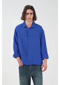 Herren Lockere Baumwoll Langarmshirt