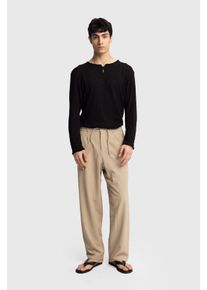 Herren Baumwolle Weite-Hosen Strickpants
