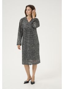 Kaffe Jerseykleid A-shape Silver Sequin silver