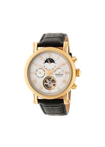 Heritor Automatik Winston Semi-Skelett Lederarmbanduhr