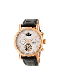 Heritor Automatik Winston Semi-Skelett Lederarmbanduhr