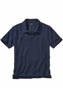 Mey & Edlich Mey & Edlich Herren K&uuml;sten-Polo Blau 100 % Baumwolle