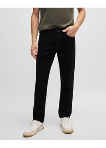 BOSS Orange DELAWARE BO Herren Slim Fit Komfort-Stretch schwarze Jeans NOS