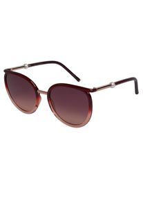 Carolina Herrera Damen Runde Sonnenbrille mit Metallbr&uuml;cke HER0077/S