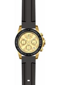 Invicta Speedway 50761 Herrenuhr - Quarzwerk - Edelstahl mit goldenem Zifferblatt - 39 mm