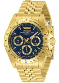 Invicta Speedway 30999 Herrenuhr - Quarzwerk - Edelstahl mit blauem Zifferblatt - 39 mm