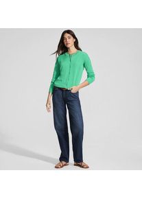 LANDS' END Soft Denim Relaxte Straight Fit Jeans Mid Waist, Damen,  Blau, Elasthan/Baumwoll-Mischung, by Lands' End
