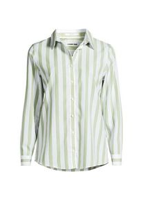 LANDS' END B&uuml;gelfreie Baumwoll-Bluse in Plus-Gr&ouml;&szlig;e, Damen, size: plus, Wei&szlig;, Baumwolle, by Lands' End