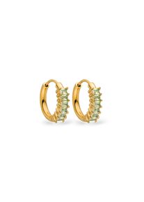 PURELEI Green Love Ohrringe mit Zirkonia Steinen