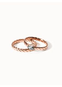 PURELEI Volcano Ring Set Wei&szlig;