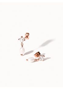 PURELEI Elegant Pearl Ohrringe mit Zirkonia Steinen