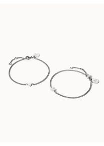 PURELEI Tiny Heart Armband Set