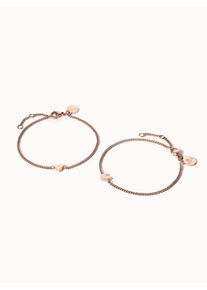 PURELEI Tiny Heart Armband Set