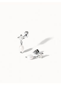 PURELEI Elegant Pearl Ohrringe mit Zirkonia Steinen