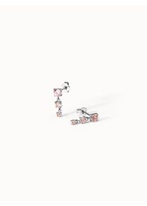PURELEI Pink Glamour Ohrringe mit Zirkonia Steinen