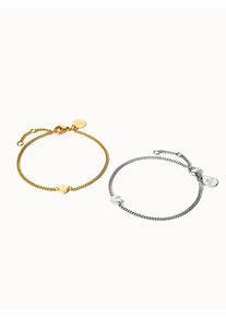 PURELEI Tiny Heart Armband Set