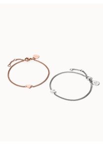 PURELEI Tiny Heart Armband Set