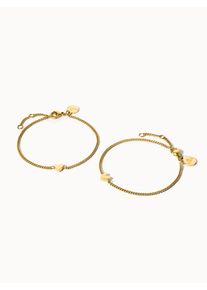 PURELEI Tiny Heart Armband Set
