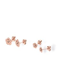 PURELEI Flower Ohrringe Set mit Zirkonia Steinen