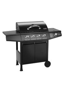 Taino Gasgrill, Schwarz, Metall, 126x103x50 cm, Grills & Outdoor-K&uuml;chen, Gasgrills